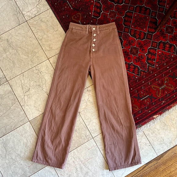 Reformation Brown Flare & Wide Leg Jeans - Picture 5 of 6